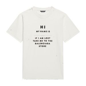 BALENCIAGA HI MY NAME IS SHIRT